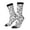 2 Black-1, variant on Snake Pattern Sport Socks for Women and Men Crew Socks Sporty Calf Socks Casual Socks