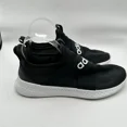 thumbnail image 2 of Adi - das Sneakers Shoes Mens Size 7.5 Black Cloudfoam Slip On Activewear Running, 2 of 6