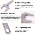 thumbnail image 3 of Llave Inglesa Ajustable, Aleación de Aluminio Liviana Mango Corto Llave de Baño Llave de Plomero Herramienta de Reparación para Baño Cocina Tubería Tuercas Pernos, 3 of 4