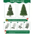 thumbnail image 6 of 4.5/6/7.5/9ft Artificial Christmas Tree Premium Pine Xmas Tree for Home Office Winter Holiday Décor, Foldable Stand, Easy Assembly, 6 of 9
