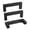 Matte Black, variant on 22 Pack 5 Inch Black Cabinet Handles Matte Black Drawer Pulls Stainless Steel Cabinets Hardware Square Bar Modern for Kitchen Bathroom Cupboard