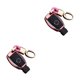 thumbnail image 3 of Scienceny Reemplazo para E260 C180 C200L TPU Car Key Cover Case Key Bag Shell Holder y cuerda trenzada Keyring oro rosa s 2piezas Scienceny CBP064147, 3 of 6