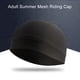 thumbnail image 5 of Sonducket Paquete de 9 gorras de calavera de refrigeración tela de malla ciclismo moda gran textura accesorios de ciclismo forro de casco negro 5piezas, 5 of 6