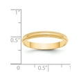 thumbnail image 5 of USA - 14k Yellow Gold 3mm LTW Milgrain Half Round Band Size 11.5, 5 of 5