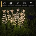 thumbnail image 3 of Juego de 3/6 luces LED solares para jardín al aire libre estrella de Navidad para el Festival de Halloween, 3 of 8