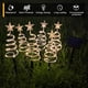 thumbnail image 1 of Juego de 3/6 luces solares de estaca para jardín, luz cálida, estrella de Navidad para camino/patio/césped FLhrweasw Nuevo, 1 of 8