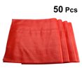 thumbnail image 2 of mesh produce bags 50Pcs Reusable Mesh Net Produce Grocery Toys Fruits Vegetables Drawstring Storage Poly Bags - 20x80cm (Red), 2 of 6