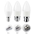 thumbnail image 3 of Bombilla Led C37 para decoración del hogar, 3 piezas, 3W, 5W, 6W, 7W, E14, E27, B22, AC220v-240v, 3000K, 4000K, 6000k, 3 of 4