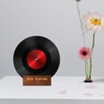 thumbnail image 3 of KAKOWELY Support de Disques de Table Présentoir de Disques Vinyles Support de Rangement pour Disques Vinyles Support d'Album de Bureau,5x"X4.02"X2.52 Pouces, 3 of 5