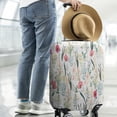 thumbnail image 2 of Pioneer Flower Floral Print Pattern Luggage Cover Fashion Suitcase Cover Baggage Covers Fit 25-28 Inch Luggage (Go Travel), 2 of 5