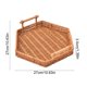 thumbnail image 3 of pstuiky Cesta de almacenamiento de imitación de enredaderas de plástico|Cesta para frutas y verduras|Bandeja para aperitivos y dulces|Cesta para pan, 3 of 6
