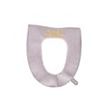 thumbnail image 1 of Ounissouiy Almohadilla para asiento de inodoro, lavable, Color sólido, suave, con cremallera, para invierno, otoño, para el hogar, Hotel, Suministros de limpieza para el hogar Gris, 1 of 6