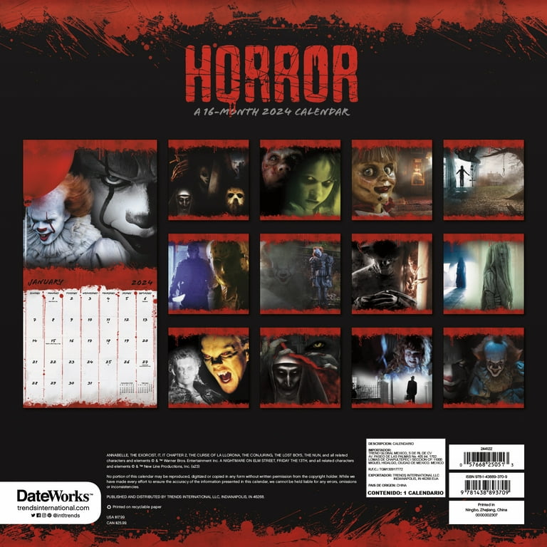 DateWorks 2024 Demon Slayer Mini Poster Calendar