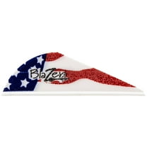 Bohning 10831AF2 Blazer Vanes American Flag 36-Pack 2" Hunting Arrow Fletches