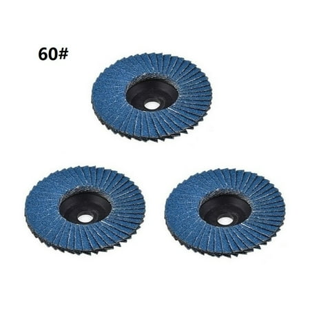 

3Pcs 3 Inch Flat Flap Discs 75Mm Grinding Wheels Wood Cutting For Angle Grinder