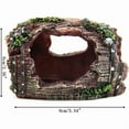 thumbnail image 6 of Aquarium Ornaments Decorations Resin Wood Trunk Log Artificial Barrel Hideout Cave Landscaping Accessories for Fish Tank Betta, 6 of 10