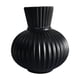 thumbnail image 2 of Striped Plastic Flower Vase planter for Dried Fresh Floral Arrangements Home Office Tabletop Decor 1-Piece, 2 of 6
