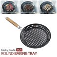 thumbnail image 2 of Poêle à Griller Barbecue Extérieure Pliable Antiadhésive Non Toxique pour Barbecue Intérieur et Extérieur, 2 of 5