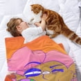 thumbnail image 2 of Princesa Espacial Lésbica anti-pilling, suave, ligera, esponjosa y acogedora de lujo para hogar y cocina – Perfecta para niños y adultos,100X80cm, 2 of 6