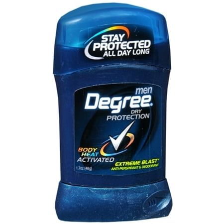 - Degree Men Anti-Perspirant Deodorant Invisible Stick Extreme Blast 1.70 oz (Pack of 3)