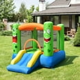 thumbnail image 4 of CostwayInflatable Bounce House Jumper Castle Kids Playhouse w/ Basketball Hoop & Slide, 4 of 10