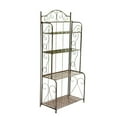 thumbnail image 1 of International Caravan Mandalay 4 Tier Iron Bakers Rack in Bronze, 1 of 2