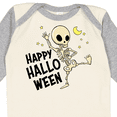 thumbnail image 4 of Inktastic Happy Halloween with Dancing Skeleton Boys or Girls Long Sleeve Baby Bodysuit, 4 of 5