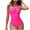 71 Hot Pink, variant on Feimerou Women's One Piece Bathing Suit Vintage Padded Push Up Swimsuits Sexy Tummy Control High Waisted Bathing Suits Swimwear Valentines Day Gifts