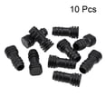 thumbnail image 2 of Uxcell Barb Drip Pipe End Closure Cap 16PE Hose Plug Connector Plastic Black 10 pcs, 2 of 4