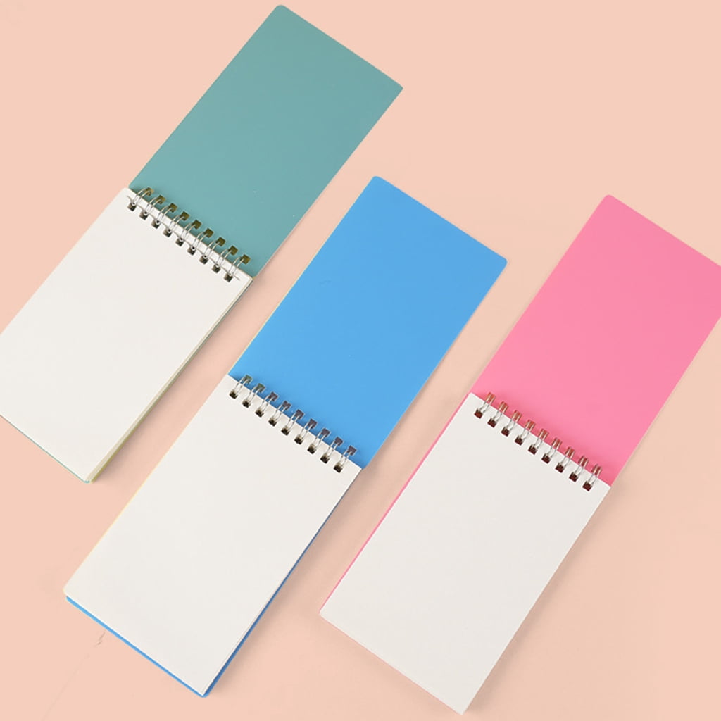Twin-Wire Binding Notepads 80Sheet Unlined Pocket Notepads Wirebound Writing Pad