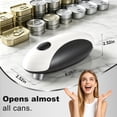thumbnail image 4 of Electric Can Opener, One-Touch Automatic, Cordless Rechargeable, Hands-Free Kitchen Gadget, Smooth Edge Cutter, 4 of 8