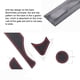 thumbnail image 4 of Speravity Reposabrazos Interior para coche de 12 piezas, alfombrilla de PVC con ranura para puerta, posavasos antideslizante, accesorio de Automoción decorativa y accesorios, 4 of 6
