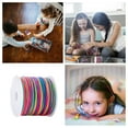 ZAROYEAX Elastic Band for Bracelets Nylon Cord 0.8 Mm X 100 M Colourful