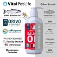 thumbnail image 5 of Vital Pet Life Salmon Oil for Dogs & Cats, Skin & Coat & Joint Support, Omega-3 Fish Oil, 8 oz, 5 of 8