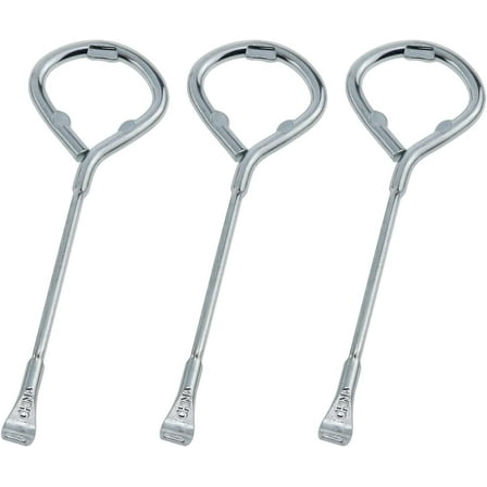 Paint Can Opener Paint Bottle Opener Metal Simple Can Opener Steel Paint Can Opener Tool Silver (3-pack