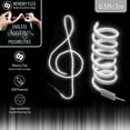 thumbnail image 3 of Xtreme Lit 6.5ft Neon LED Strip Lights, White LED Lights for Bedroom, Accent & Decorative Lighting, Flexible Design, 3 of 8
