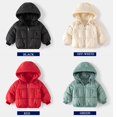 thumbnail image 2 of XBASW Kids Baby Hooded Jacket Winter Thick down Cotton Coats Toddler Padded Warm Outerwear for Boys Girls Size 1-6 Years, 2 of 8