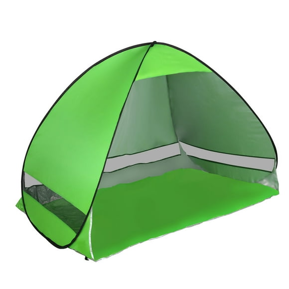 Portable Pop Up Plage Tente Parasol UV 50 + Protection Canopée Extérieure Automatique Instantanée Tente Abris Solaires