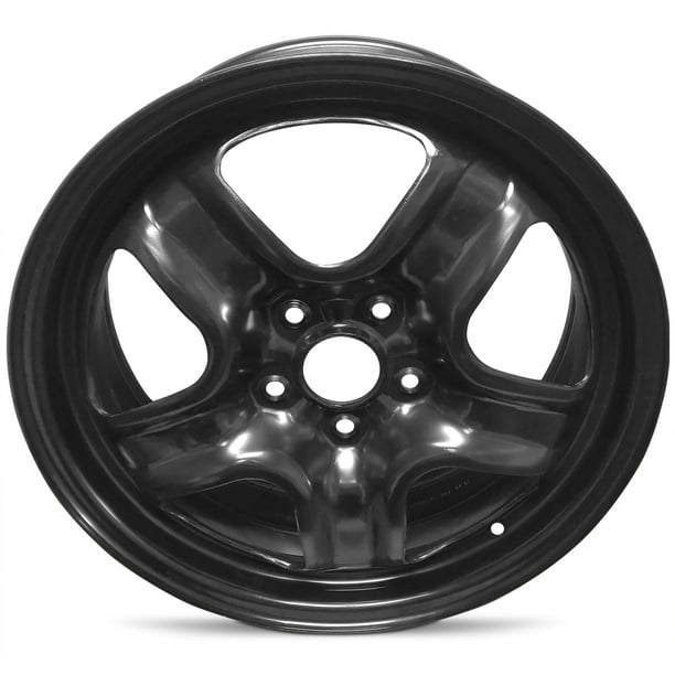 Road Ready Replacement 17 Black Steel Wheel Rim For 2010 2011 Chevy Impala 5 Lug 115mm 17x6 5 Walmart Com Walmart Com