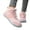 Pink, variant on Women's Mens Fleece Lined Non Slip Hiking Boots Comfortable Ankle Snow Booties Waterpoof Trekking Camping Shoes