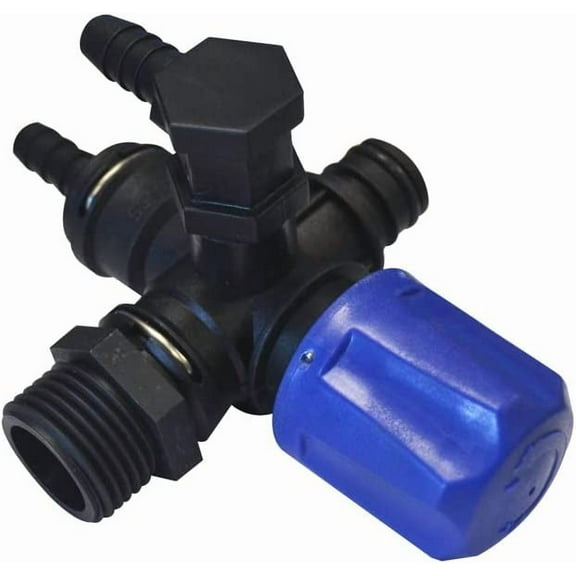 Universal Broadcast Sprayer Pressure Regulator - Quick Attach, Black