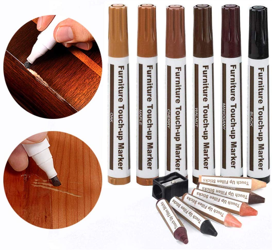 Amerteer Furniture Markers, Furniture Repair Kit Wood Markers