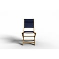 thumbnail image 3 of Lucas Teak Outdoor Folding Chair in Blue, 3 of 5