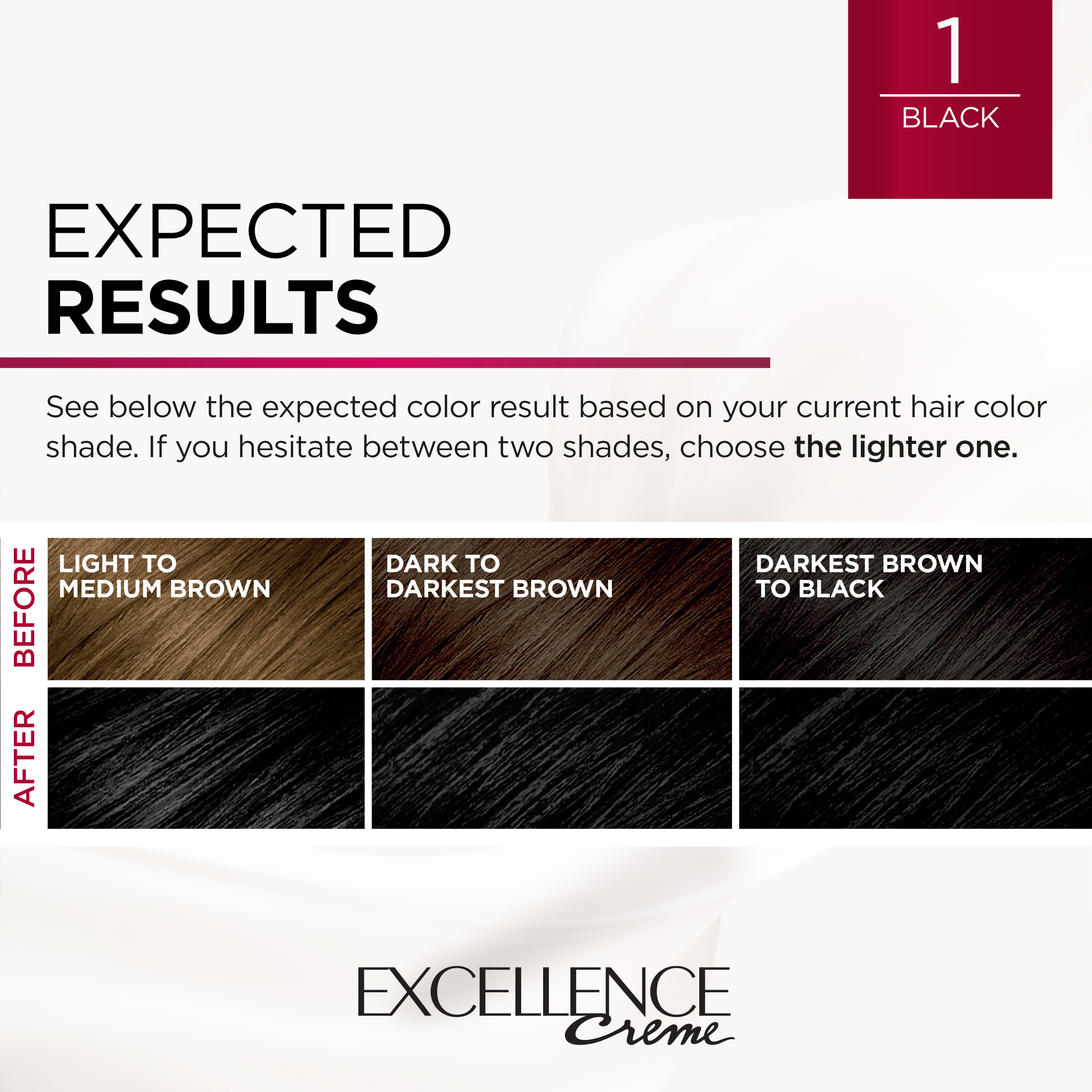 L'Oreal Paris Excellence Creme Permanent Hair Color, 1 Black - image 5 of 8