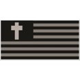 thumbnail image 1 of Christian Cross On Flag Grey Photo License Plate, 1 of 1