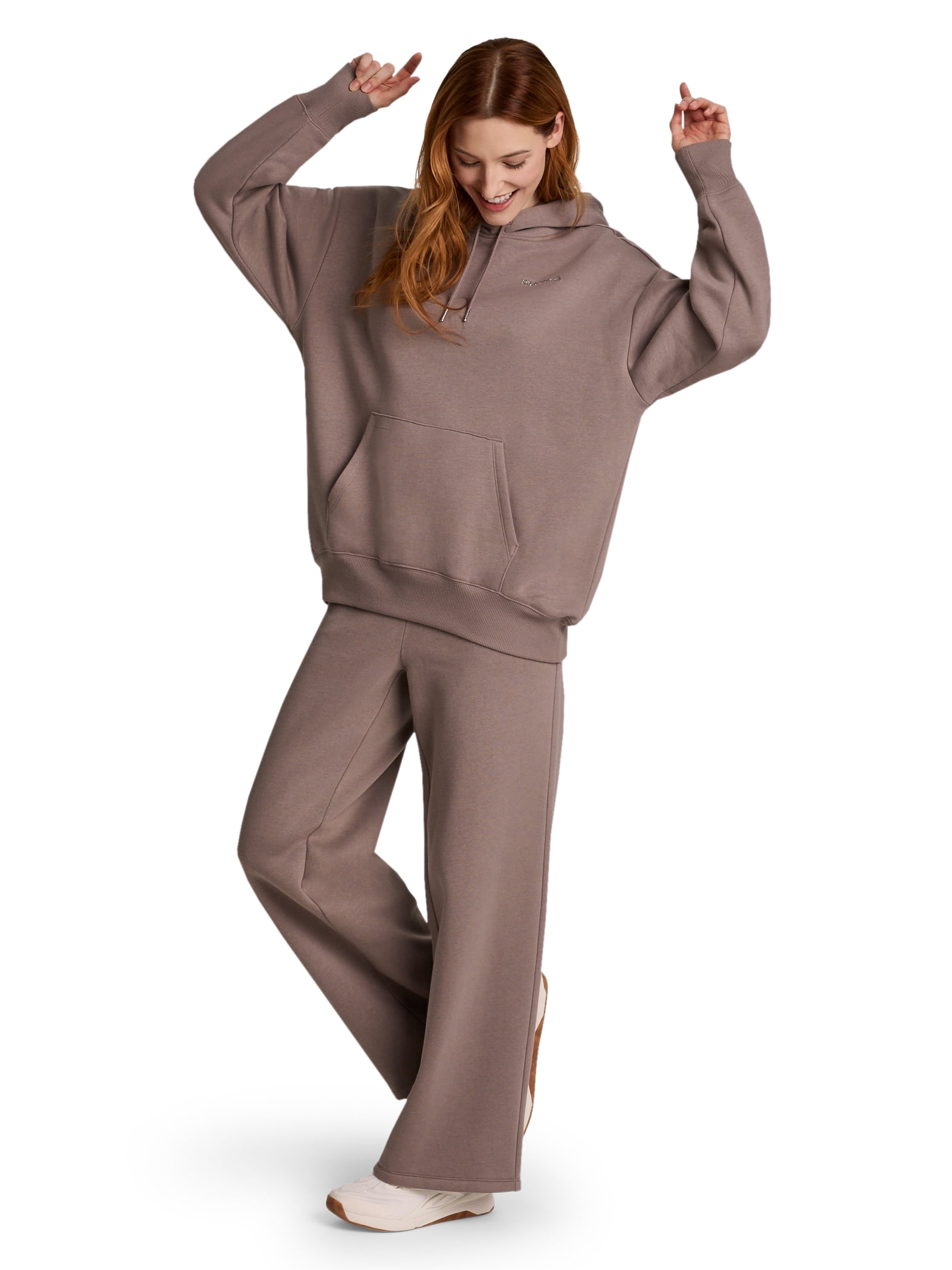 Reebok Women's and Women's Plus Game Day Fleece Oversize Hoodie, Sizes XS-4X