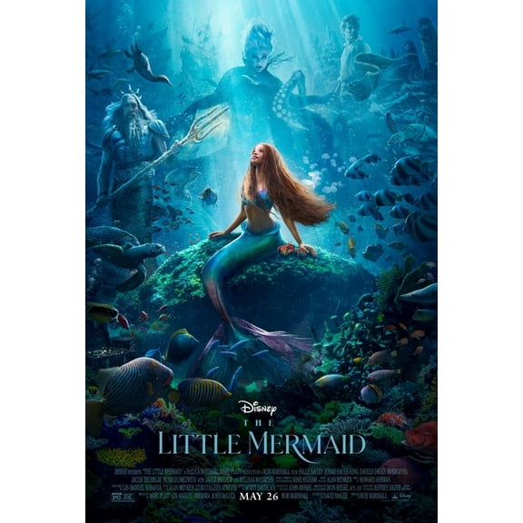 The Little Mermaid Movie Poster Glossy Quality Paper No Frame Photo Art Print Size 16x20