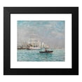 thumbnail image 2 of Maxime Maufra 23x20 Black Modern Framed Museum Art Print Titled - Having Entered a Three-Mats, Le Havre (ca. 1905), 2 of 5