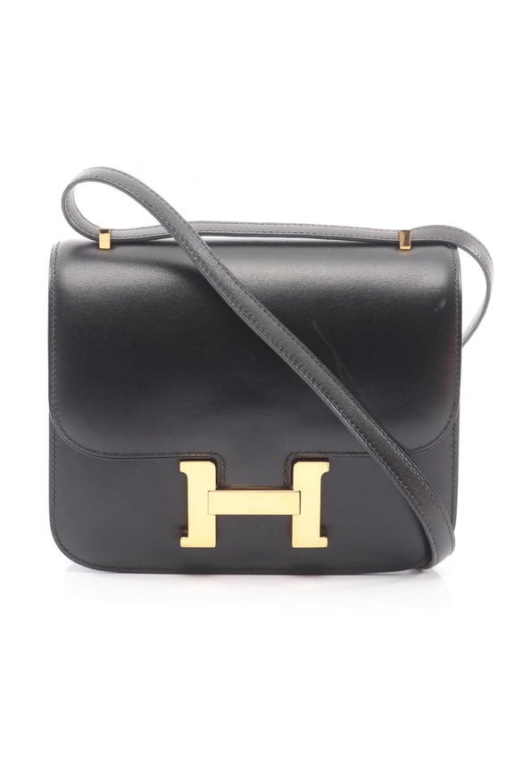 Pre-Owned Hermes Constance 3 Mini Shoulder Bag/Handbag, Calfskin (Cowhide), Box Calf Leather,...