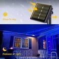 thumbnail image 3 of Cadena de luces solares, paquete de dos cada 200 LED 72.2 pies 2 modos Luces de hadas de alambre de cobre impermeables con energía solar para el hogar, fiesta, decoración navideña (azul) brillar Electrónica, 3 of 5